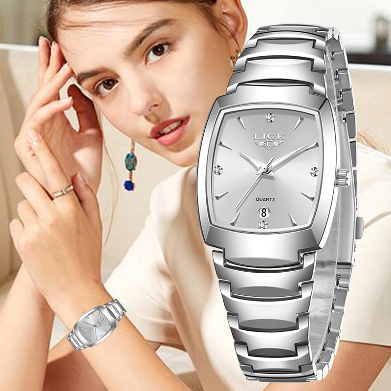 Luxury Watch With Bracelet - Relógio Feminino LIGE 2026 Novo, Luxuoso,