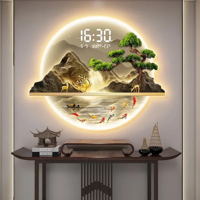 Luxury Watch House - Arte mural relógios de parede led