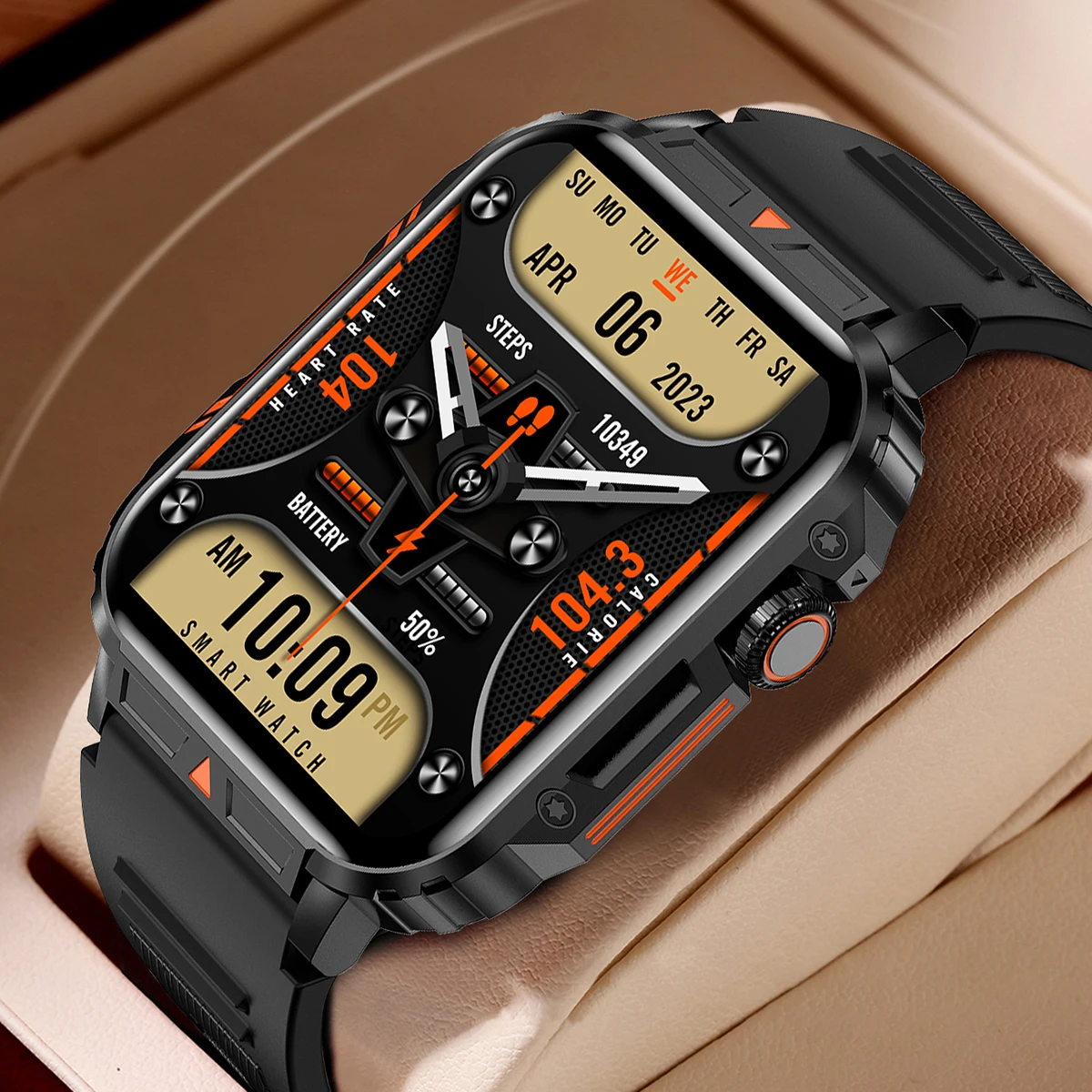 Luxury Watch House - Relógio Inteligente Militar de Luxo 2026