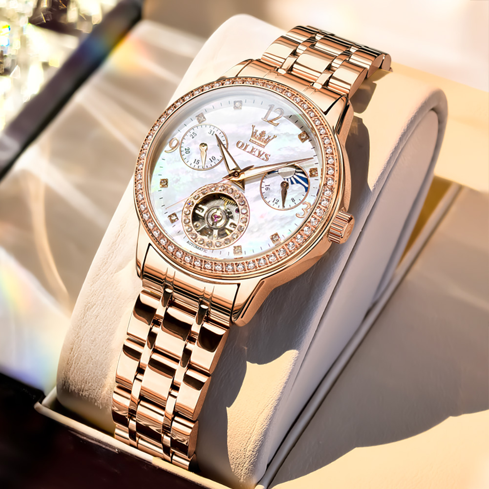 Luxury Watch With Bracelet - Relógios Femininos OLEVS, Marca de Luxo,