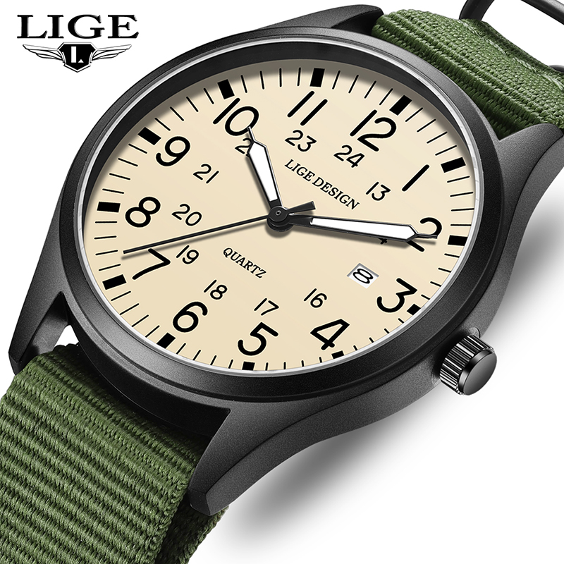 Luxury Watch For Men - LIGE 2025 NOVO relógio de pulso