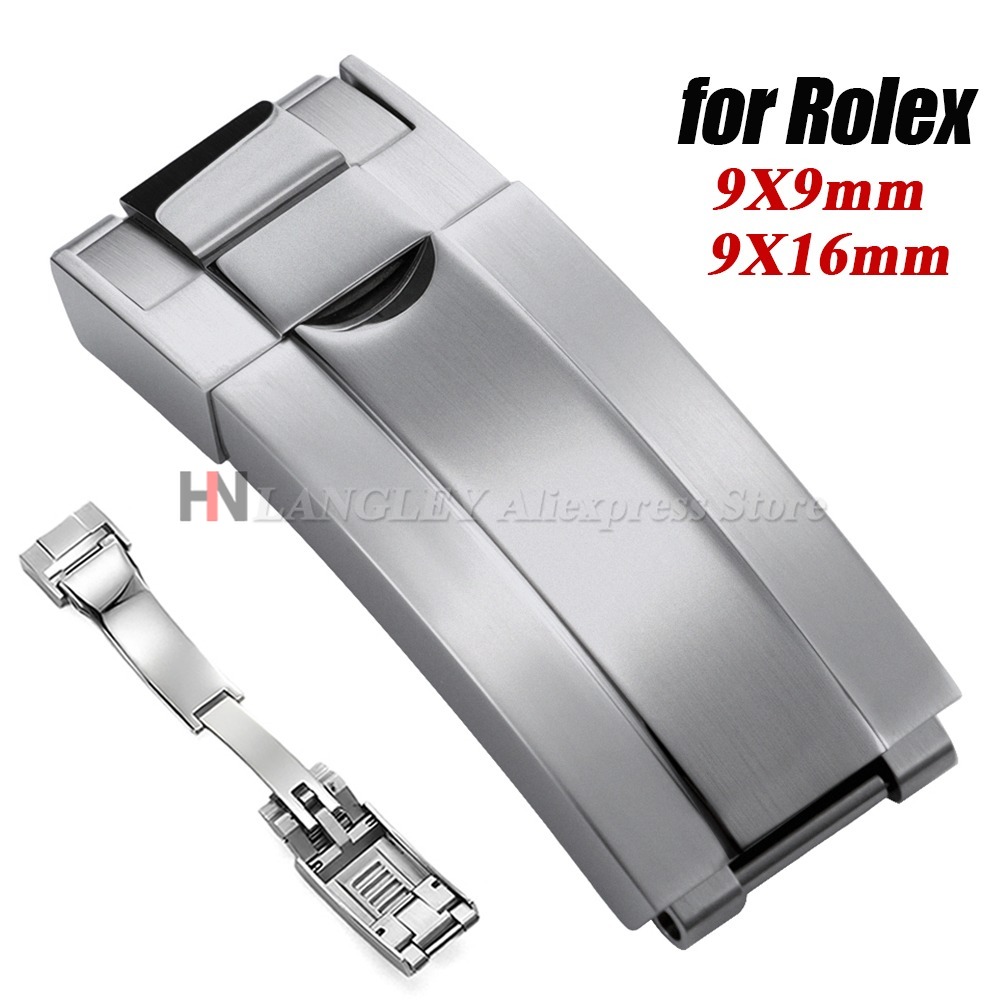 Luxury Watch Cheap - 9x9mm 316l aço inoxidável dupla fivela