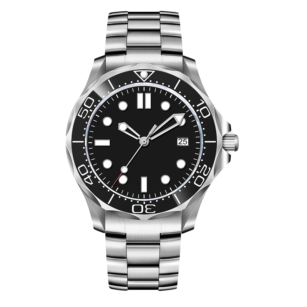 Luxury Watch Logo - Logotipo personalizado nh35 relógio 41mm safira