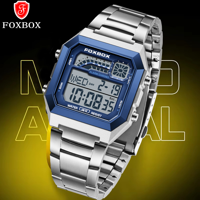 Luxury Watch For Men - Relógio Digital de Luxo FOXBOX para