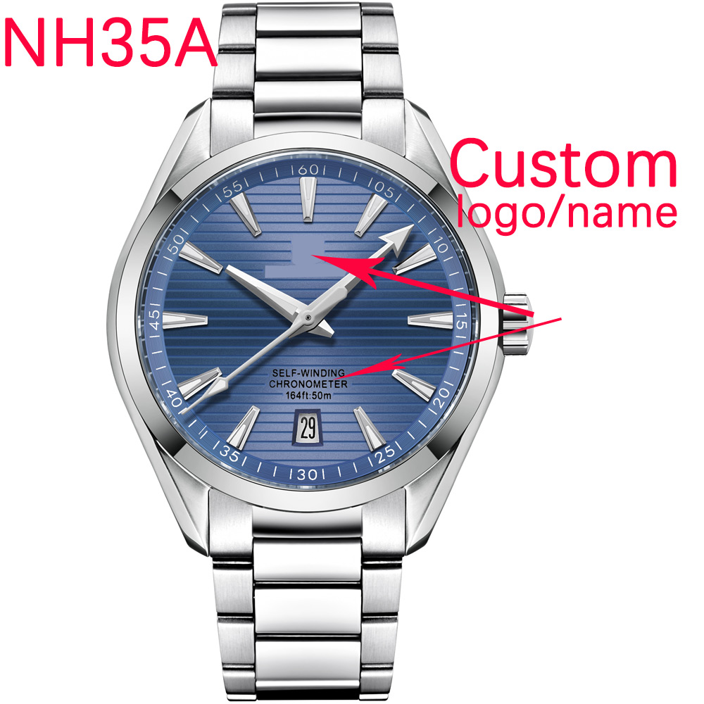 Luxury Watch Logo - Luxo nh35 movt logotipo personalizado 41mm