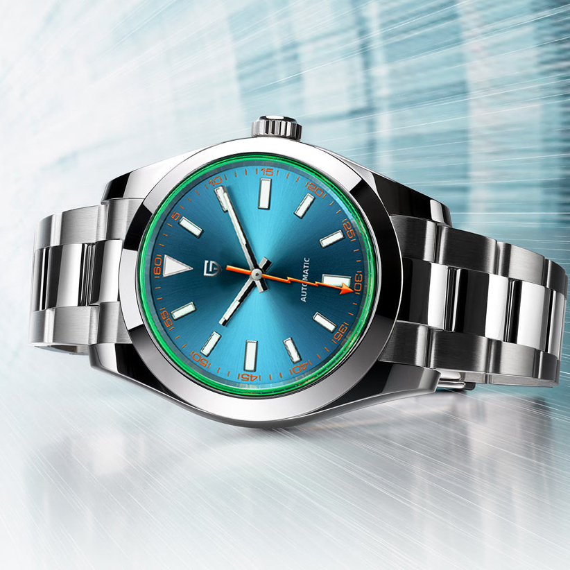 Luxury Watch Green Dial - Relógios Mecânicos Masculinos PAGANI DESIGN com