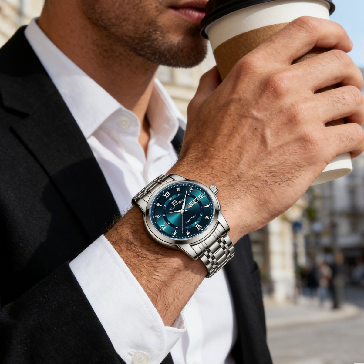 Relógio de Luxo com Anel de Ou - Luxury Watch Green Dial avaliação e preço