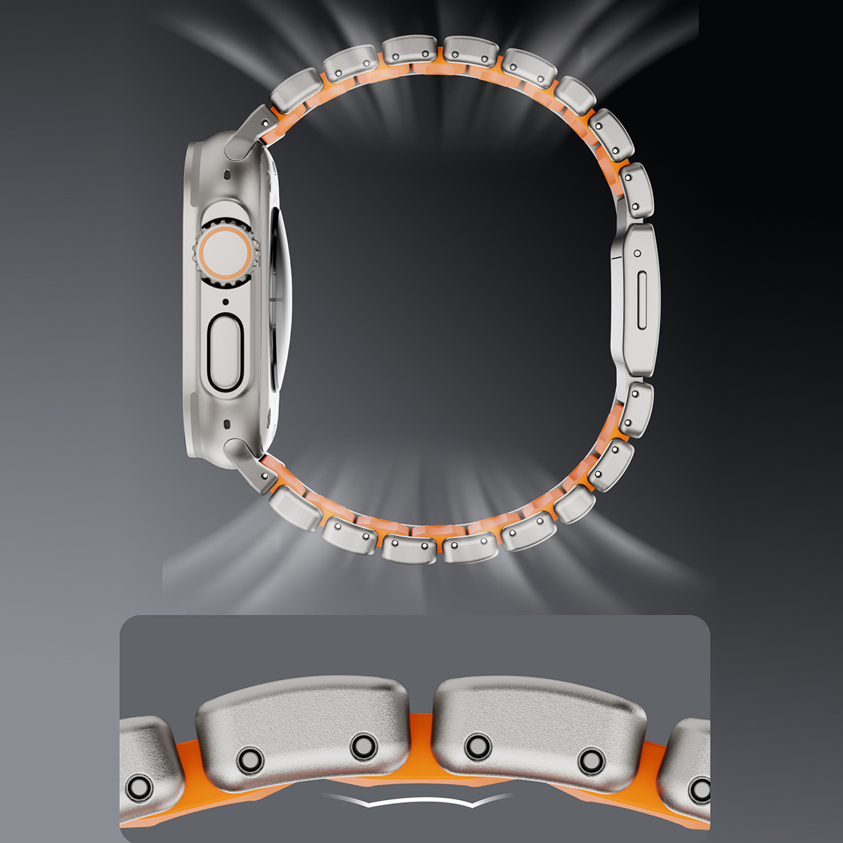 Pulseira de Titânio + Capa Mac - Titanium Sport Watch avaliação e preço