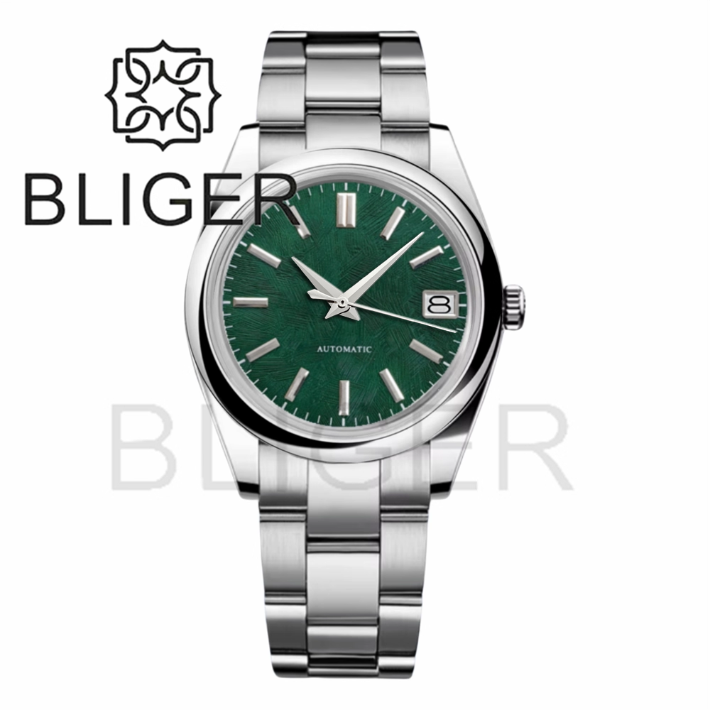 BLIGER 36mm39mm logotipo perso - Luxury Watch Green Dial avaliação e preço