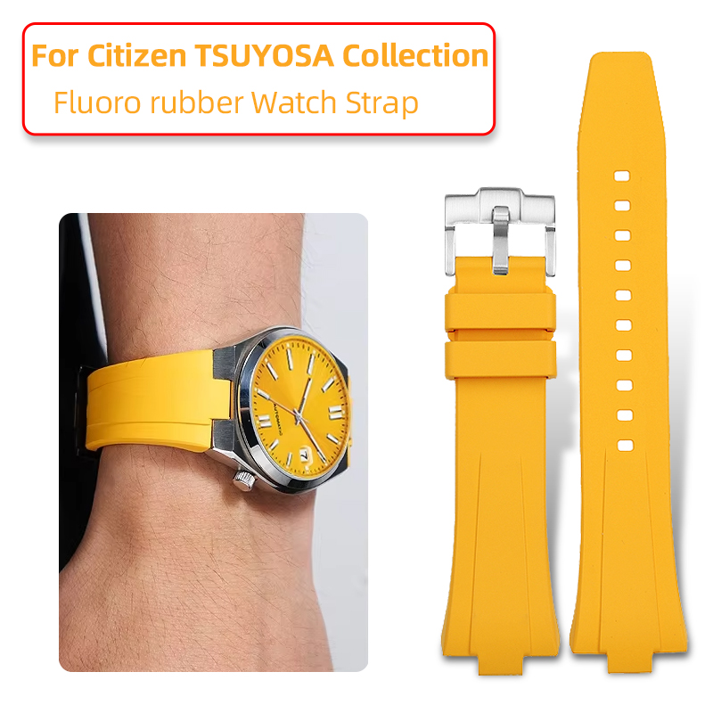 Pulseira de Borracha Fluoroela - Citizen Watch Tsuyosa avaliação e preço