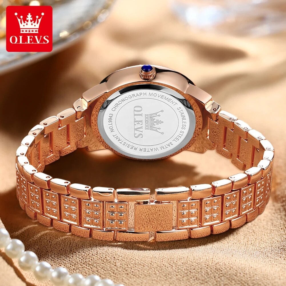 Olevs 9943 luxo todo diamante  - Luxury Watch Cheap avaliação e preço