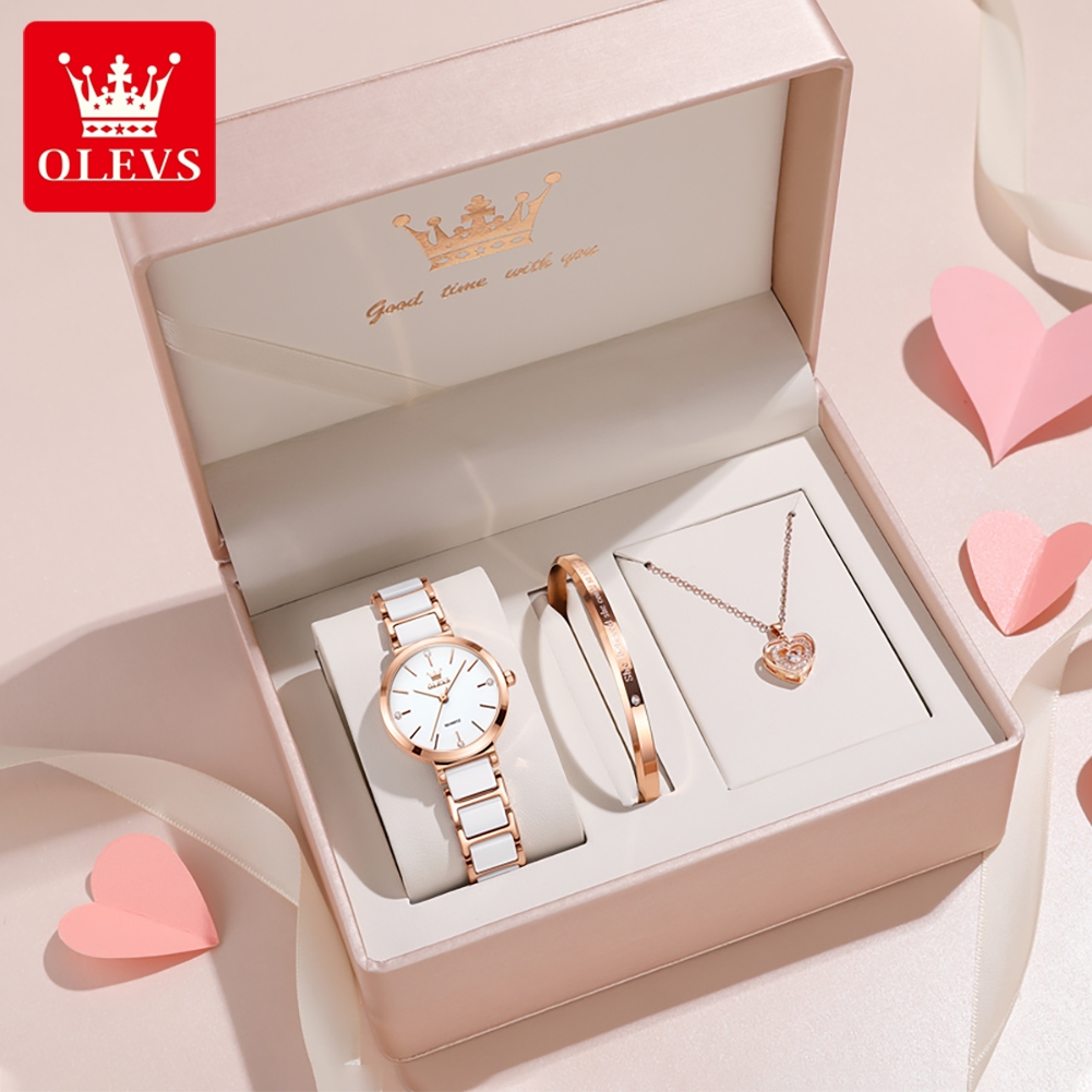 Olevs relógio feminino 5877 lu - Luxury Watch Cheap avaliação e preço