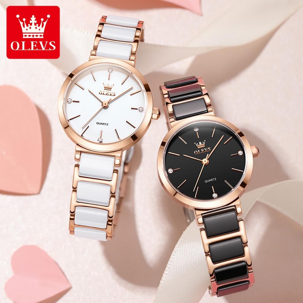 Olevs relógio feminino 5877 lu - Luxury Watch Cheap avaliação e preço