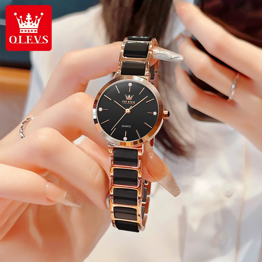 Olevs relógio feminino 5877 lu - Luxury Watch Cheap avaliação e preço