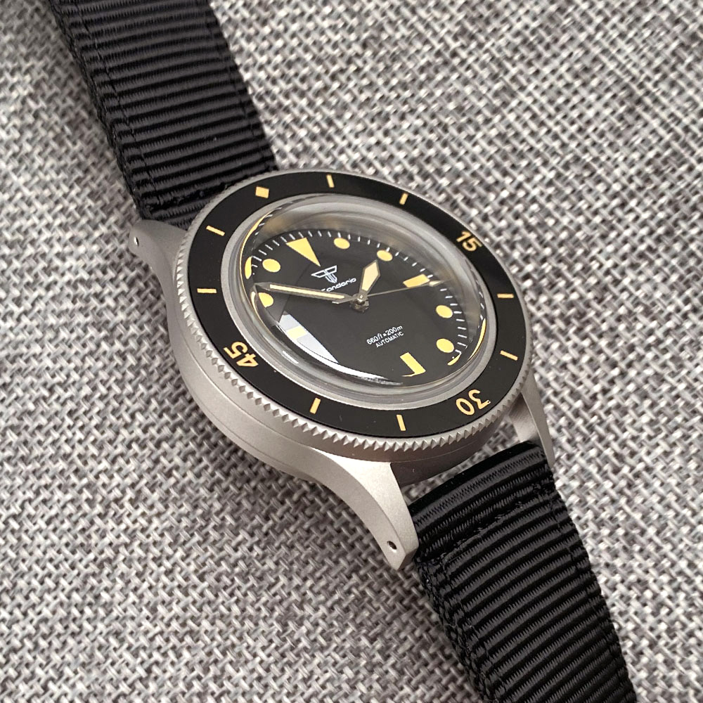 Relógio masculino mecânico aut - Titanium Sport Watch avaliação e preço