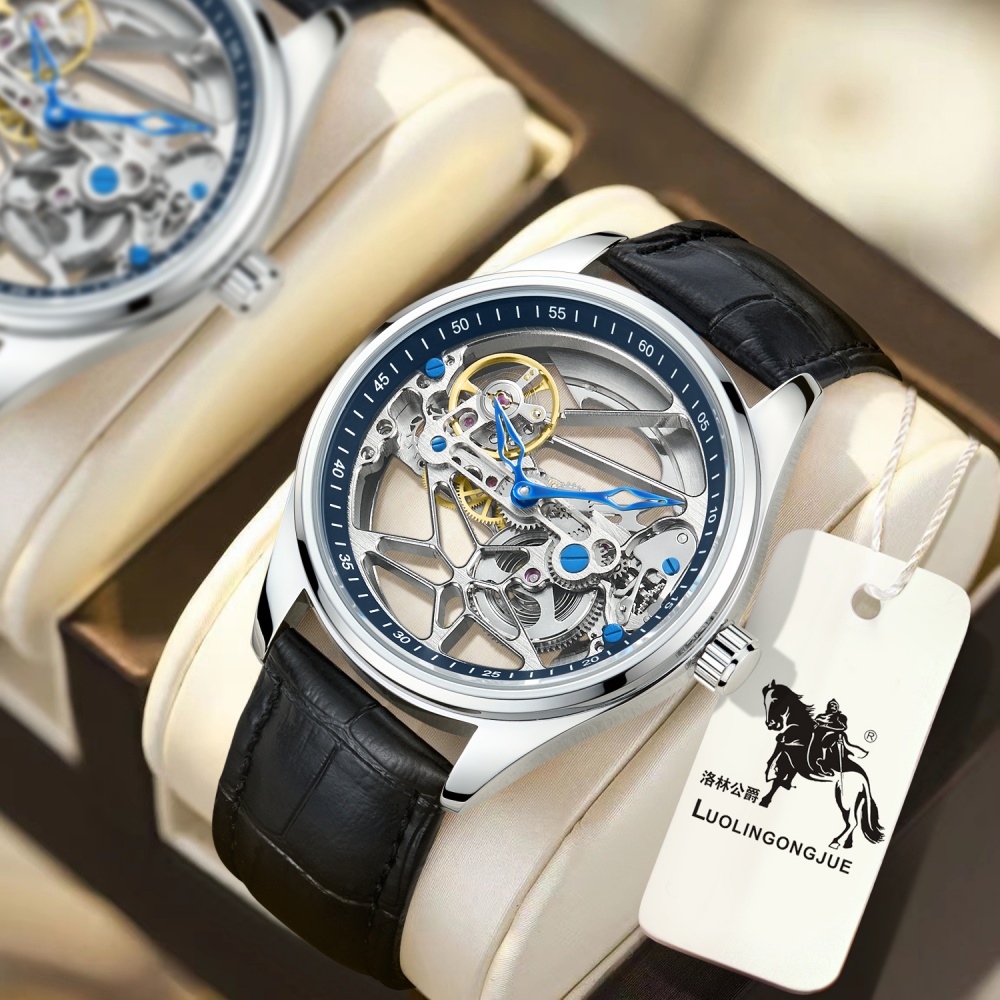 Novo relógio masculino oco dup - Luxury Watch Name Brands avaliação e preço