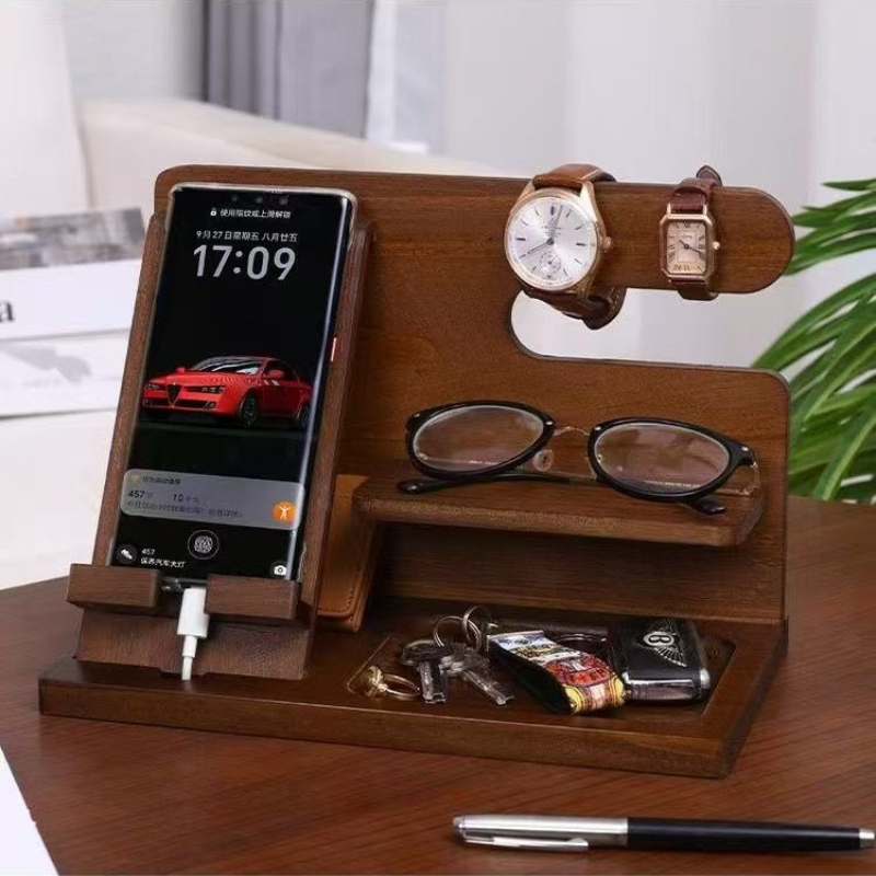 Luz de luxo de madeira nogueir - Luxury Watch House avaliação e preço