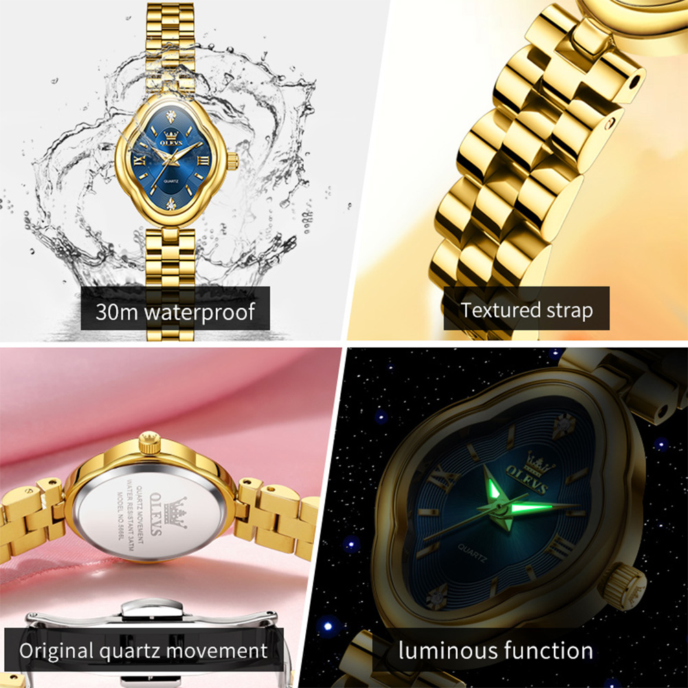 Olevs marca novo relógio de qu - Luxury Watch Cheap avaliação e preço