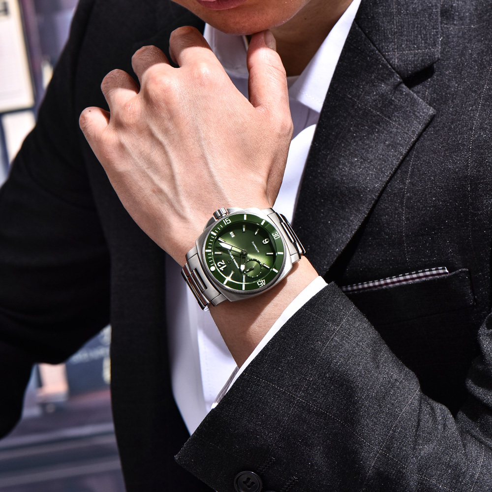 Relógio Masculino PAGANI DESIG - Luxury Watch Green Dial avaliação e preço