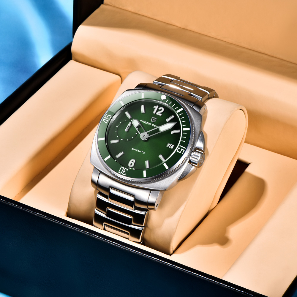 Relógio Masculino PAGANI DESIG - Luxury Watch Green Dial avaliação e preço