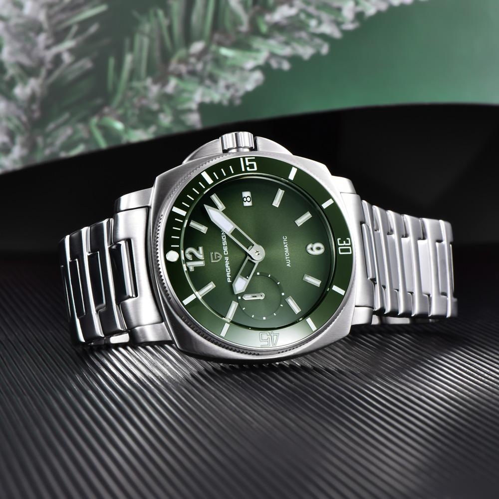 Relógio Masculino PAGANI DESIG - Luxury Watch Green Dial avaliação e preço