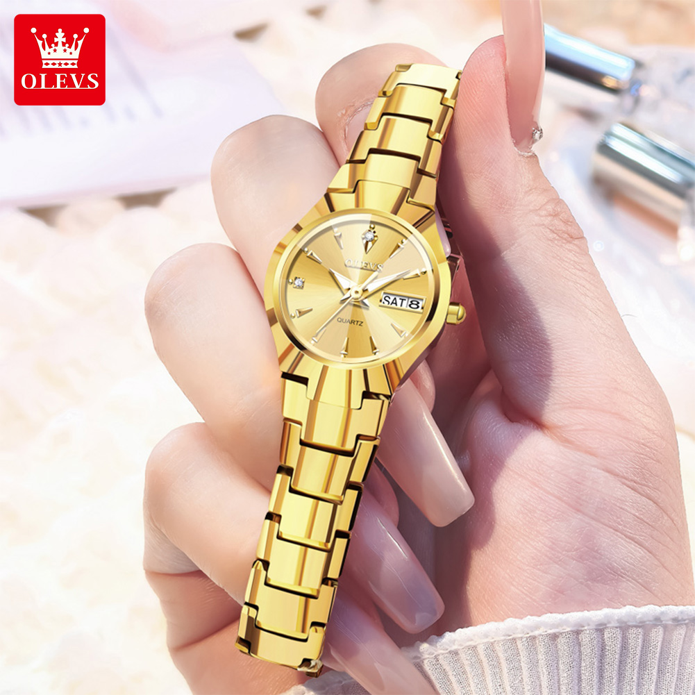 Olevs senhoras relógio 8697 lu - Luxury Watch With Bracelet avaliação e preço