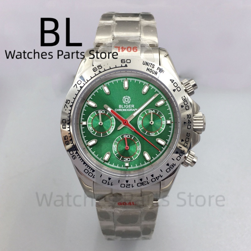 Relógio Masculino BLIGER 39mm  - Luxury Watch Green Dial avaliação e preço