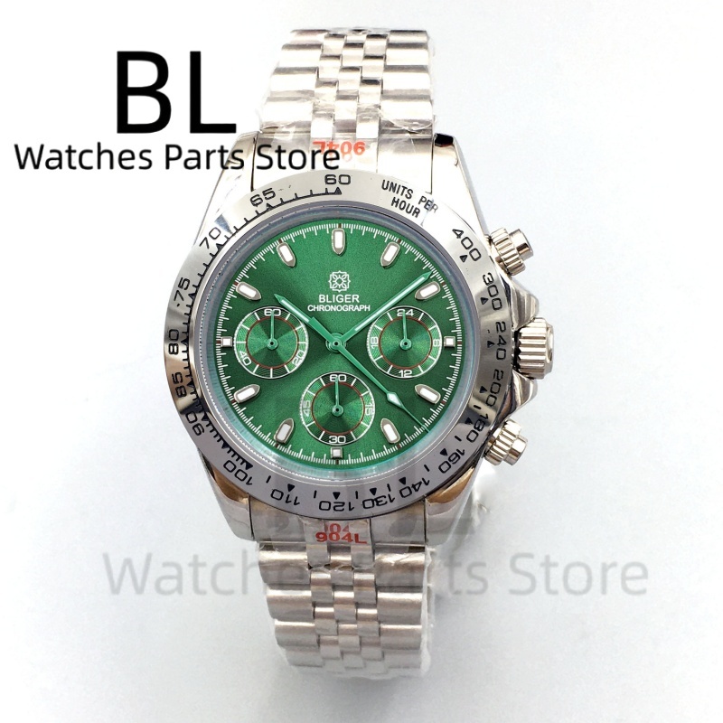 Relógio Masculino BLIGER 39mm  - Luxury Watch Green Dial avaliação e preço