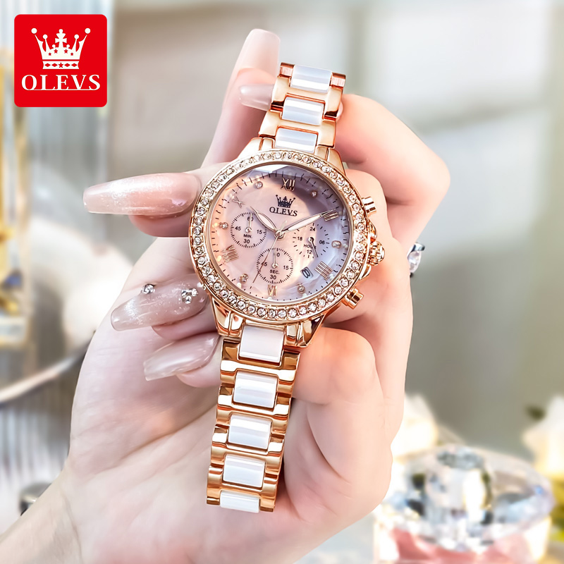 Olevs 9999 relógio feminino ma - Luxury Watch Cheap avaliação e preço