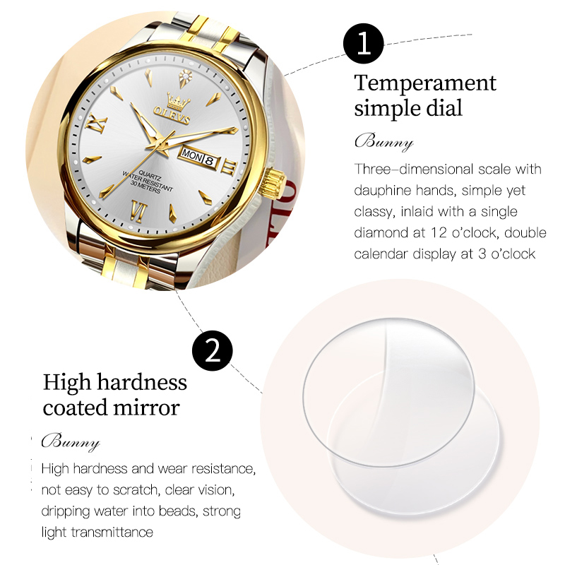 OLEVS-Relógio Clássico Feminin - Luxury Watch Cheap avaliação e preço