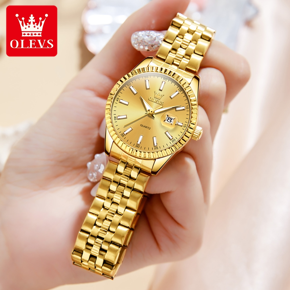 OLEVS-Relógio Quartzo À Prova  - Luxury Watch Cheap avaliação e preço