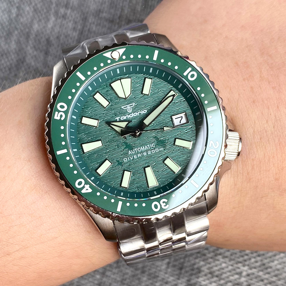 Relógio Masculino Automático T - Luxury Watch Green Dial avaliação e preço