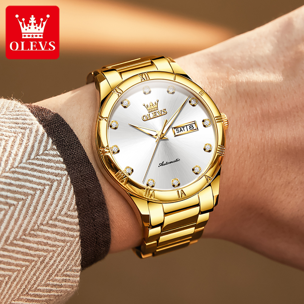 Olevs relógios masculinos de l - Luxury Watch For Men avaliação e preço