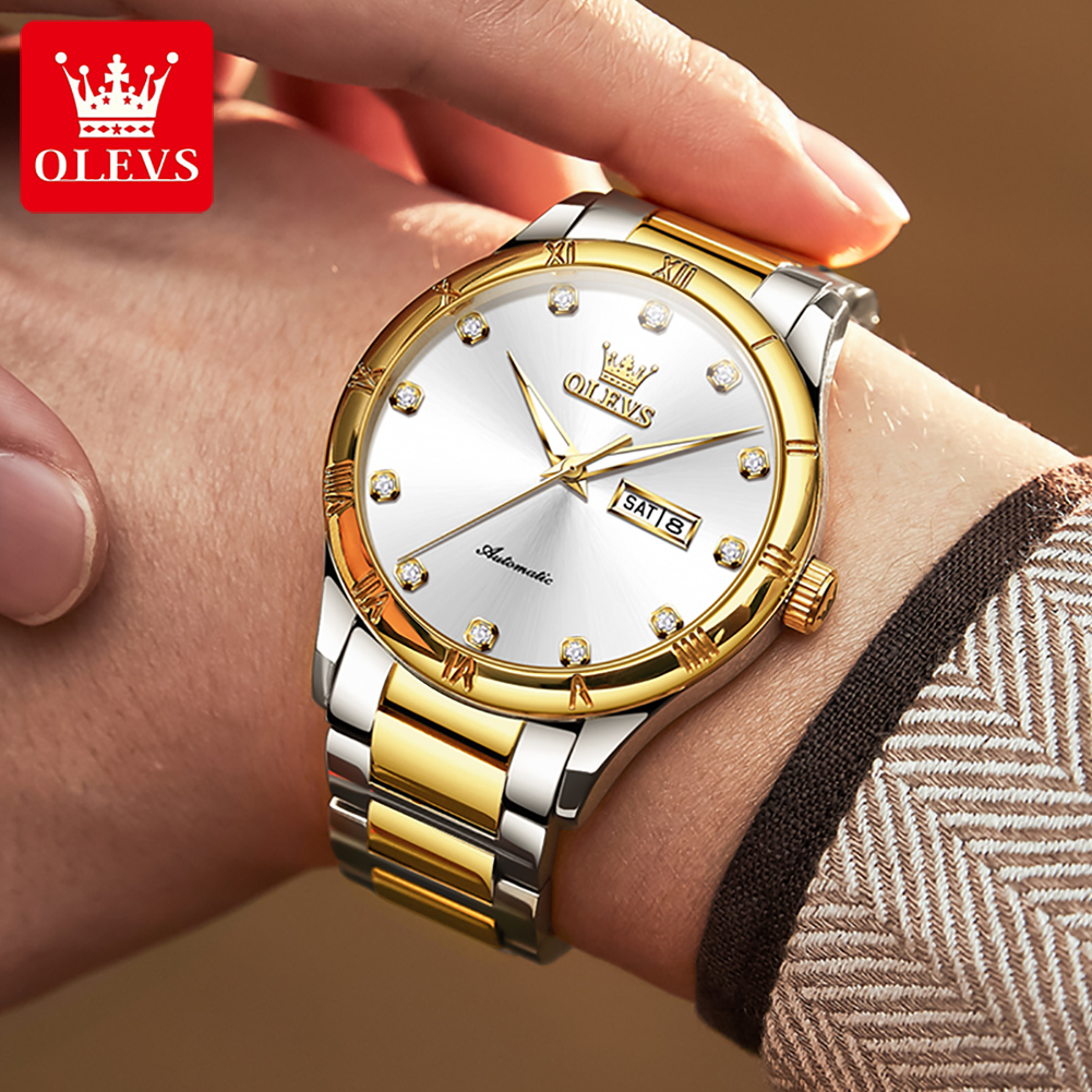 Olevs relógios masculinos de l - Luxury Watch For Men avaliação e preço