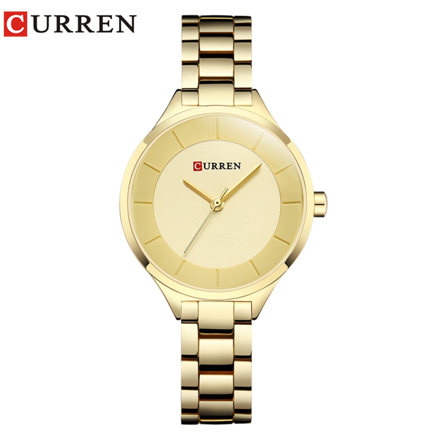 Relógio de Pulso Feminino CURR - Luxury Watch With Bracelet avaliação e preço