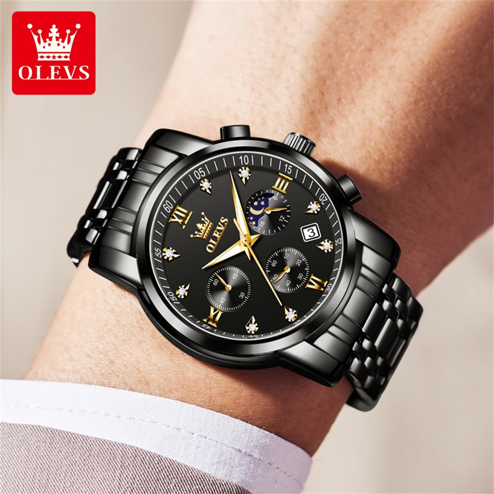 Olevs relógios masculinos popu - Luxury Watch For Men avaliação e preço