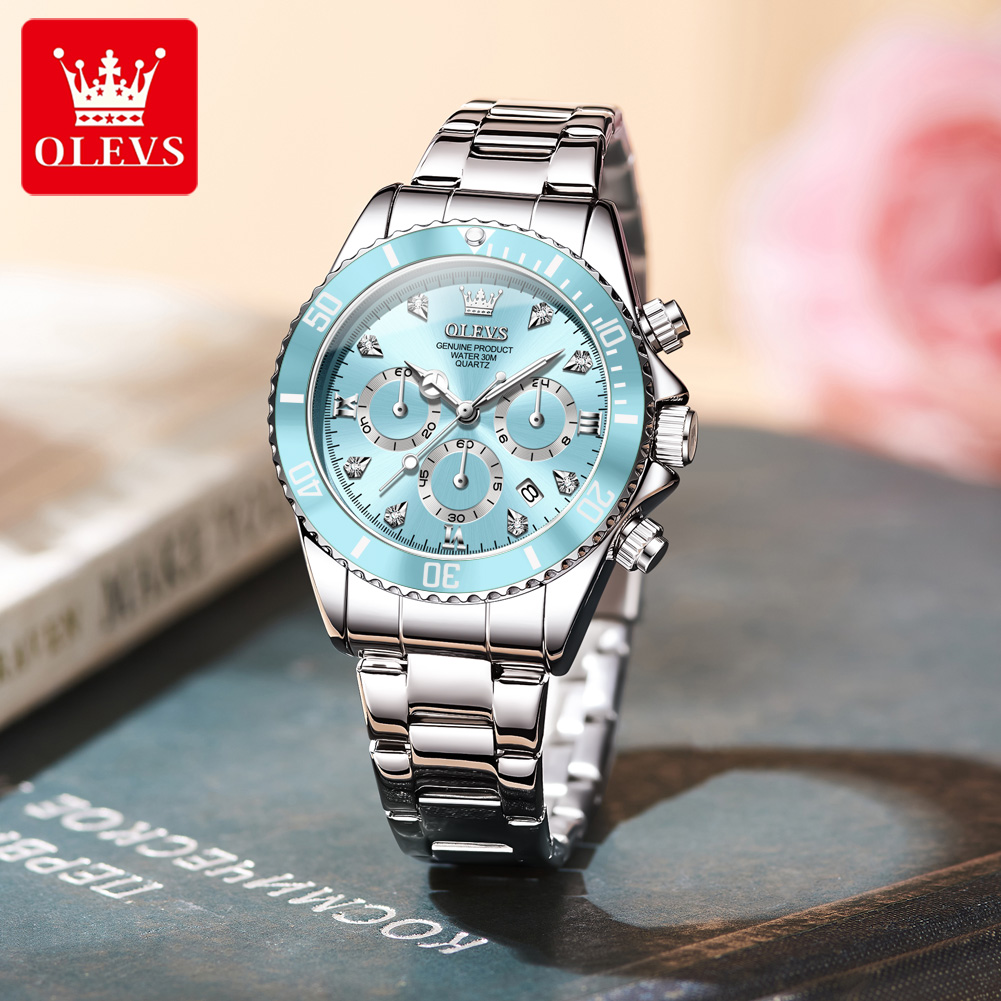 Olevs relógio feminino 5632 el - Luxury Watch With Bracelet avaliação e preço