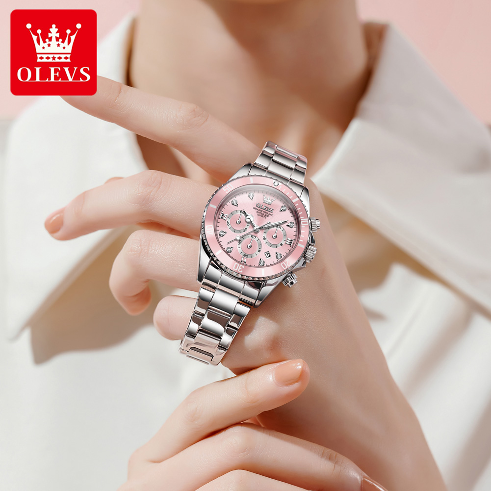Olevs relógio feminino 5632 el - Luxury Watch With Bracelet avaliação e preço