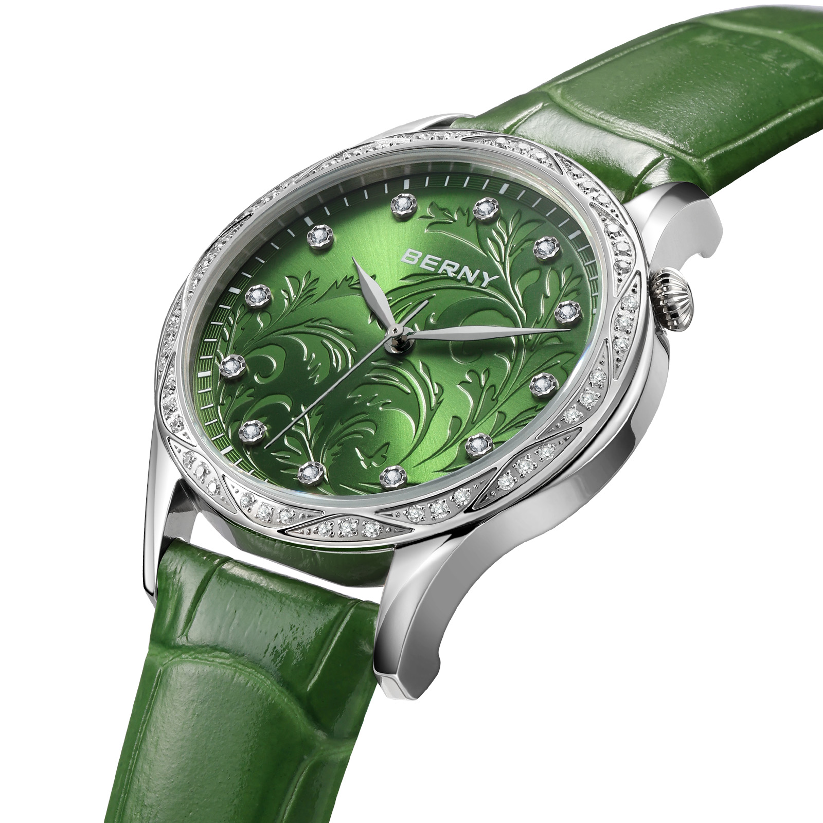 Relógio de quartzo feminino BE - Luxury Watch Green Dial avaliação e preço