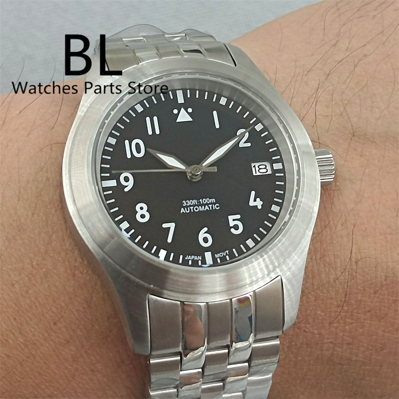 Bliger 36mm/39mm estilo piloto - Luxury Watch Green Dial avaliação e preço