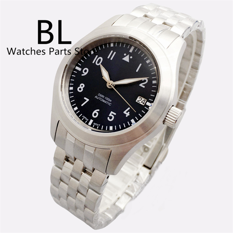 Bliger 36mm/39mm estilo piloto - Luxury Watch Green Dial avaliação e preço