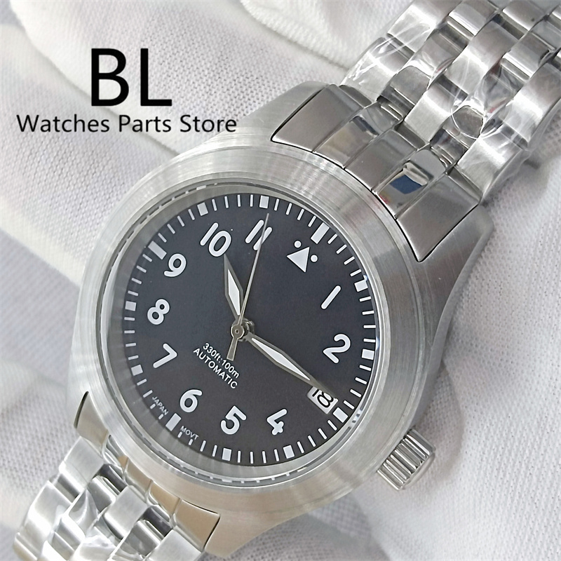 Bliger 36mm/39mm estilo piloto - Luxury Watch Green Dial avaliação e preço