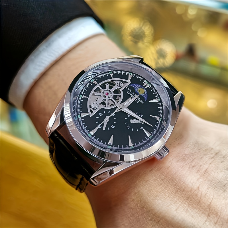 Relógio mecânico masculino de  - Luxury Watch Name Brands avaliação e preço