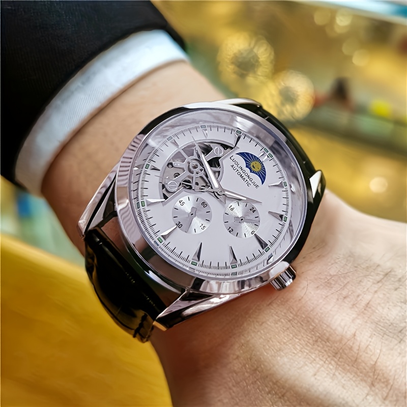 Relógio mecânico masculino de  - Luxury Watch Name Brands avaliação e preço