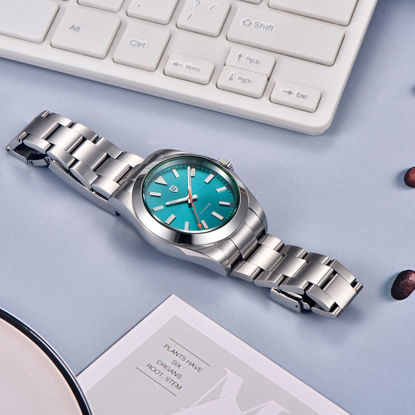 Relógios Mecânicos Masculinos  - Luxury Watch Green Dial avaliação e preço