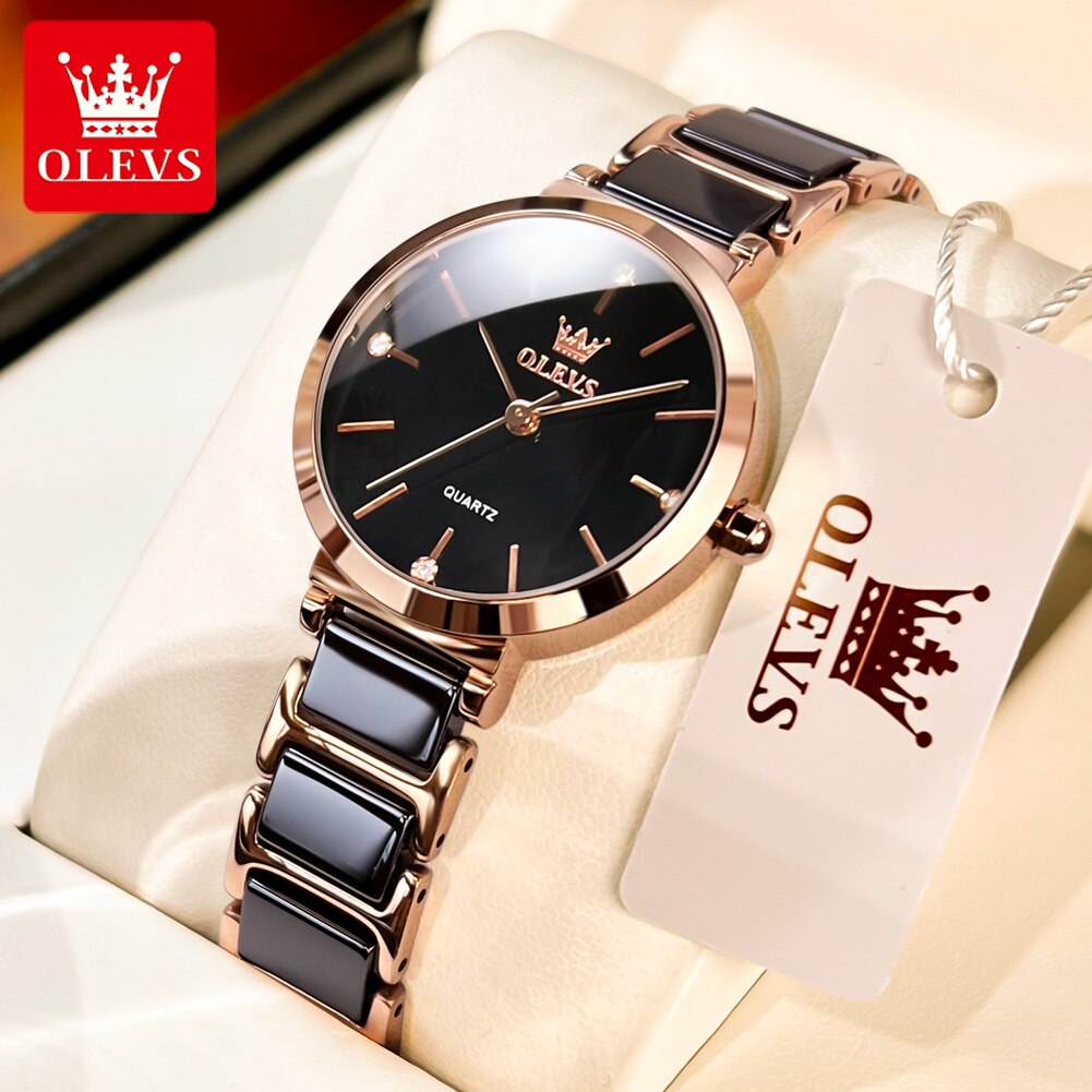OLEVS-Relógio De Pulso De Quar - Luxury Watch Cheap avaliação e preço