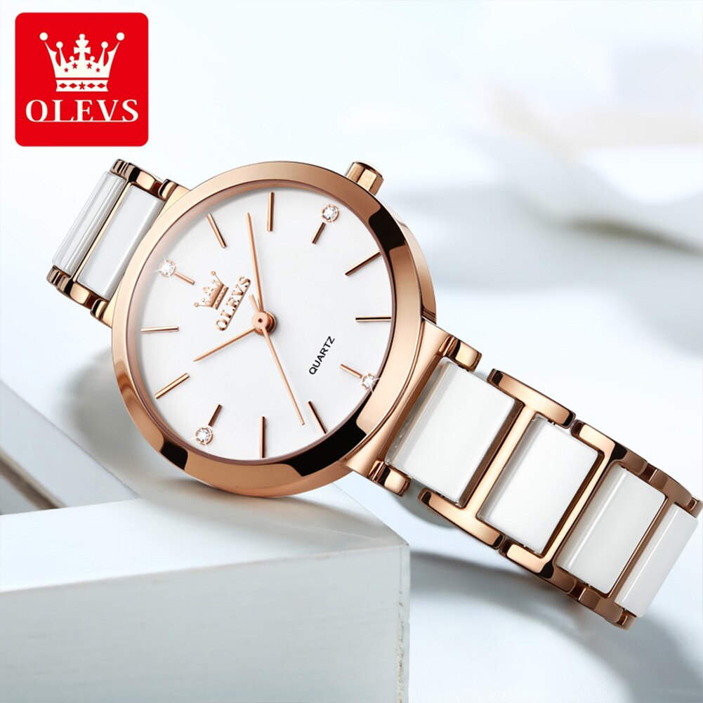 OLEVS-Relógio De Pulso De Quar - Luxury Watch Cheap avaliação e preço